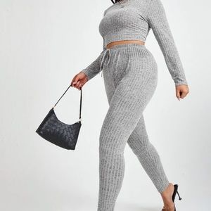 Fashion Nova Long Sleeve Sweater Set